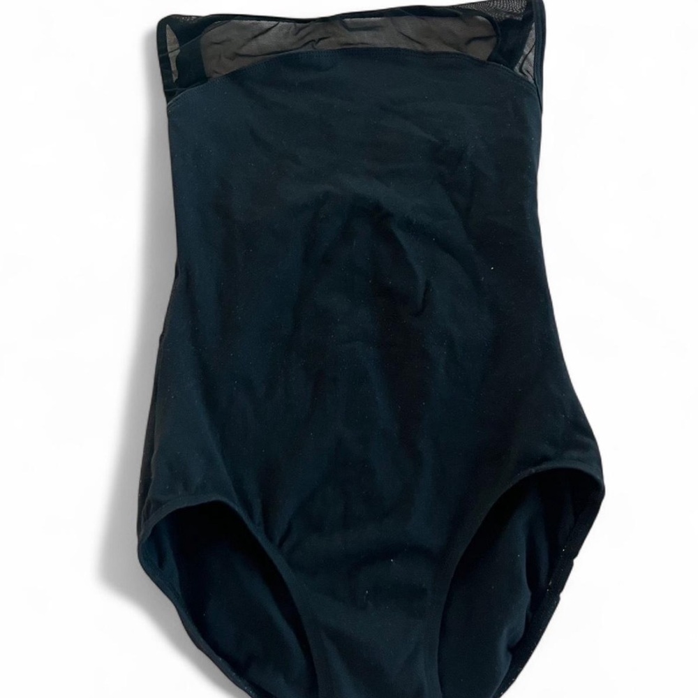 suffolk dancewear black mesh leotard/bodysuit 🌟